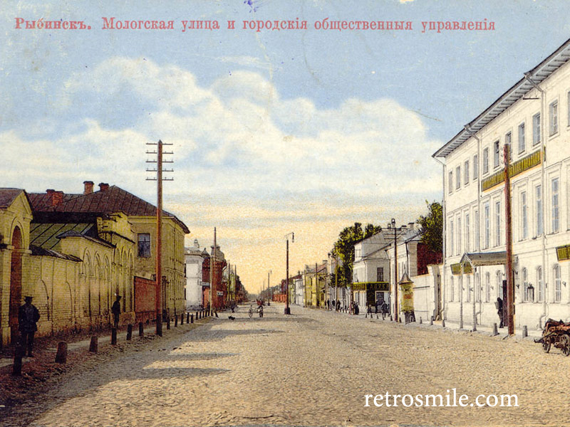 retrosmile.com, Мологская улица в Рыбинске, дом старый Рыбинск, 