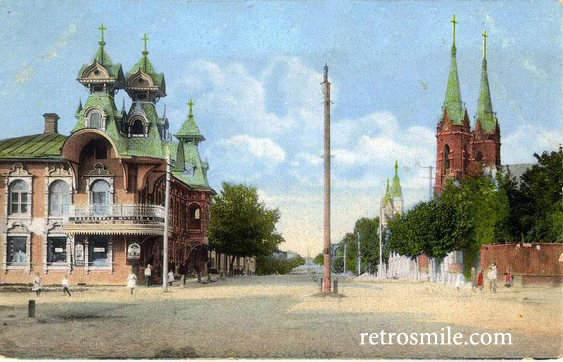 retrosmile.com, Рыбинск дом художника, Старый Рыбинск в фотографиях, Фото старого Рыбинска, 
